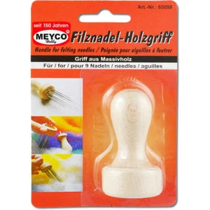Filznadel-Holzgriff - für bis zu 9 Filznadeln  von Meyco (65098) - Bild 1 von 2