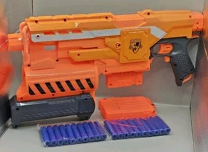 NERF N-Strike Elite DEMOLISHER 2-IN-1 MOTORISED BLASTER WITH 2 clips & 20 DARTS - Picture 1 of 5