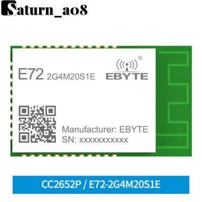 2.4G Zigbee 20dBm 700m Bluetooth 5.0 PCB BLE Module Arduino E72-2G4M20S1E CC2652 - Image 1 of 4