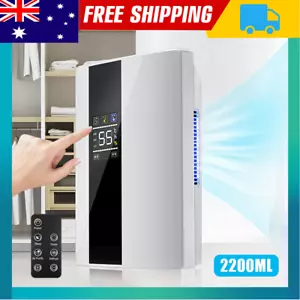 2200ml Portable Dehumidifier Air Dryer Purifier Home Moisture Absorber Machine - Picture 1 of 11