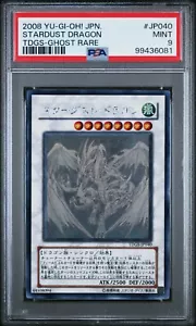 Yugioh Stardust Dragon Ghost Rare Japanese Duelist Genesis TDGS-JP040 PSA 9 Mint - Picture 1 of 2