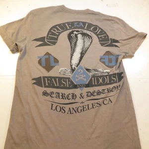TRUE LOVE & FALSE IDOLS TLFI LOS ANGELES CA TEE T SHIRT Mens S Tattoo Street Art - Picture 1 of 5