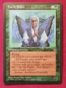 Magic The Gathering HOMELANDS FAERIE NOBLE green card MTG - Picture 1 of 2