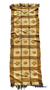 Arazzo tradizionale svedese vintage da appendere 149x52 cm - Foto 1 di 9