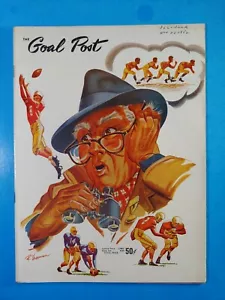 1952 Original UCLA Bruins VS USC Trojans The Goal Post Football Program NICE - Picture 1 of 10