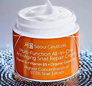 SeoulCeuticals Multi -Function Skin Care 97.5% Snail Mucin Moisturizer 2 oz - Picture 1 of 8