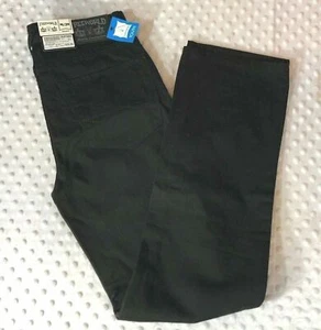 Free World New Sz 16 28 Black Denim Jeans Youth - Picture 1 of 5