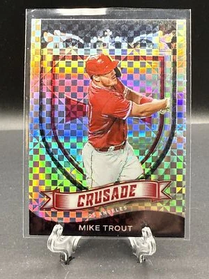 Bloques de construcción Mike Trout 2021 Panini Crusade #19 Foto 1 de 2