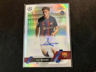 2022-23 Topps UEFA Club Competitions Autograph #A-FB Fabio Blanco RC - 2 - Image 1 of 2