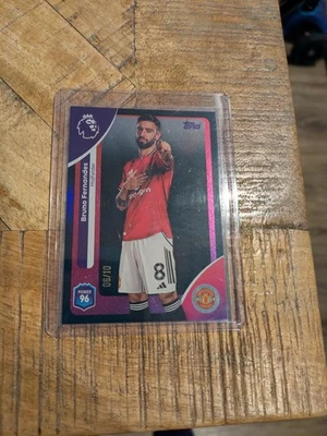 Topps Premier League 2025-26 Bruno Fernandes /10 Football Card Rare - Image 1 of 3