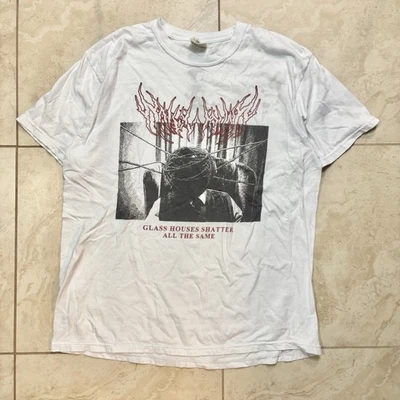 Camiseta y2k Hardcore Glass Houses Shatter the Same emo Thrashed para hombre XL�� Foto 1 de 4