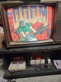 Doom SNES Super Nintendo NES Authentic Cartridge Only