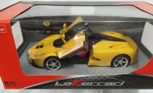 Rastar Remote Control 1:14 Yellow LaFerrari Exotic Sports Car 2.4 GHZ RC Ferrari - Picture 1 of 12