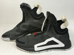 NEU Adidas N3Xt L3V3L Basketball Sneaker schnürlose Socke Slipper Schuh schwarz 11,5 - Bild 1 von 9