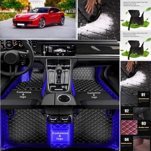For Ferrari GTC4 Lusso Car Floor Mats Auto Carpets All Weather Waterproof - Imagen 1 de 28