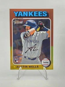 2024 Topps Heritage High Number - Austin Wells Chrome /699 RC #442 Yankees - Bild 1 von 5