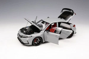 Motorhelix 1/18 Honda Civic Type R FL5 Metal Diecast Model Car Gray Gift Display - Picture 1 of 8