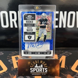 Michael Mayer 2023 Panini Contenders Optic Blue Prizm Rookie RC Auto /23 - Picture 1 of 2