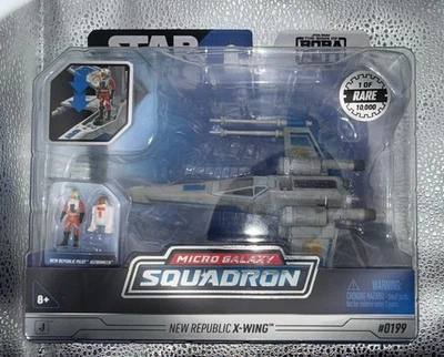 Star Wars Micro Galaxy Squadron RARE New Republic X-Wing #0199 Series 9 New - Image 1 of 3
