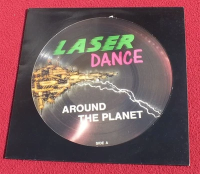 Picture Vinyl LP* Laserdance ‎– Around The Planet  (1988) - Bild 1 von 4