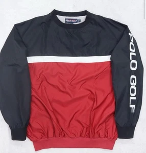 Polo Golf Ralph Lauren Mens long sleeve windbreaker size Large 0371 - Picture 1 of 11