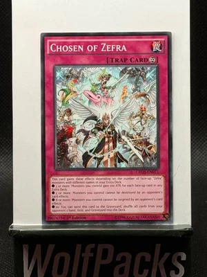Yu-Gi-Oh! TCG Crossed Souls - Chosen of Zefra #CROS-EN071 1st Edition  - Image 1 of 2