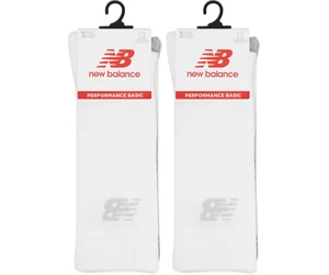 New Balance Performance Socks Cushioned Crew Multi Unisex - Small UK4-7 x6 Pairs - Picture 1 of 5