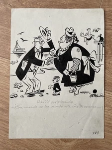 IBERMONEDA| Dibujo viñeta de Miranda para periódico Ideal de Granada. - Bild 1 von 2