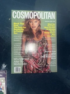 COSMOPOLITAN Magazine September 1985 Fashion Ads Renee Simonsen Jackie Collins - Picture 1 of 1