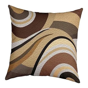 Pack of 4 Geometric Decor Outdoor Throw Pillow 20" x 20" (Pack of 4) Multi 02 - Picture 1 of 7