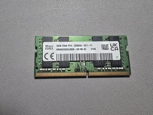 SK hynix 16GB DDR4-3200 SODIMM Laptop Memory RAM 2Rx8 PC4-3200AA HMA82GS6DJR8N - Picture 1 of 2