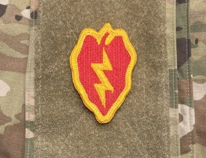 US Army 25th Infantry Division Patch w/ Hook Full-Color ACU - Picture 1 of 2