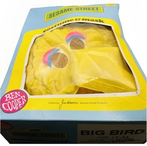 Großer Vogel Kostüm & Maske Vintage Sesamstraße Größen (3-5) 1979 BEN COOPER im Karton - Bild 1 von 7