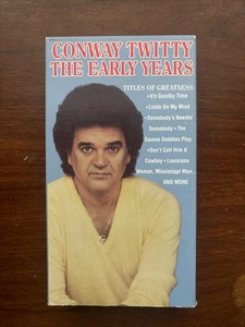 Conway Twitty The Early Years VHS  Country Music Tested EUC - Bild 1 von 2