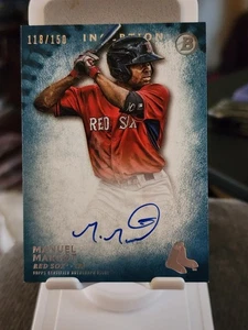 2015 Bowman Inception Prospect blau /150 Manuel Manny Margot #PA-MM Autogramm - Bild 1 von 2