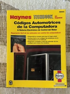 HAYNES Libro De Reparacion Codigos Automotrices De Computadora 98905 - Imagen 1 de 1