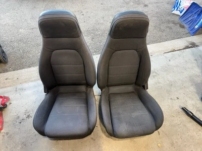 Juego de asientos Mazda MX-5 Miata NA 1990-1993 par negro *desteñido* ¡Sin lágrimas! Manual OEM Foto 1 de 4