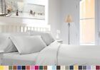 1800 COLLECTION DEEP  POCKET 4 PIECE BED SHEET  SET 26 COLORS ALL SIZES  AVAILABLE