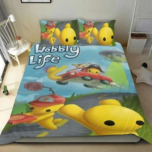 Comforter Set Wobbly Life Duvet Cover Sets Super Soft Bedding Set Kids Gifts - Picture 1 of 6