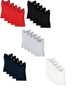 5 Confezione Donna Fruit of the Loom Lady-Fit value-weight CANOTTA MAGLIA - Foto 1 di 11