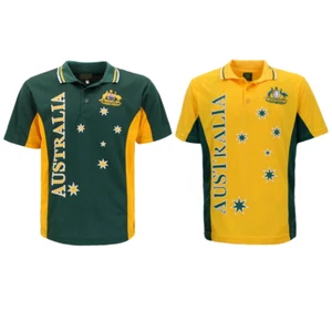 Adult Mens Sports Soccer Football Rugby Jersey Polo T Shirt Australia Souvenir - Picture 1 of 9