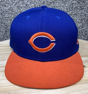 MLB Cincinnati Reds Hat Cap Adult Fitted Orange Blue New Era 7 3/4 59FIFTY Mens - Picture 1 of 21