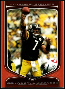 Bowman Draft Picks 2009 ROSSO #2 Ben Roethlisberger SPEDIZIONE GRATUITA! - Foto 1 di 2