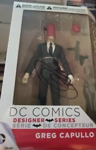 🔥SIGNED🔥 Greg Capullo Designer Series 2 Red Hood Action Figure - Picture 1 of 2