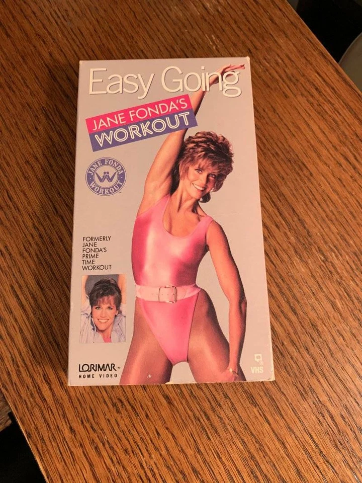 Jane Fonda's Easy Going Workout VHS 50 min Beginner Class EUC - Image 1 of 1