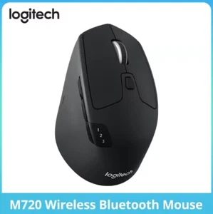 Logitech M720 Wireless Bluetooth Mouse - Multi-Device Connectivity, Ergonomic De - Picture 1 of 7