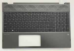 NEW HP PAVILION 15-CR Upper Case Palmrest N/BL With US Keyboard L20848-001 - Picture 1 of 5