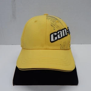 Can Am OEM gelb & schwarz Logo Baseballkappe nicht verstellbar Trainingsmütze Herren S/M - Bild 1 von 13