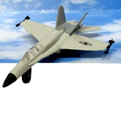 F-18 Hornet Diecast Aircraft Model, Motormax 4.5 Inch - Image 1 of 4