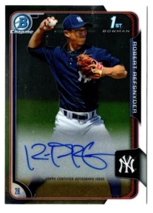 ROB REFSNYDER - YANKEES - ON CARD AUTO - 1ST BOWMAN - Bild 1 von 2